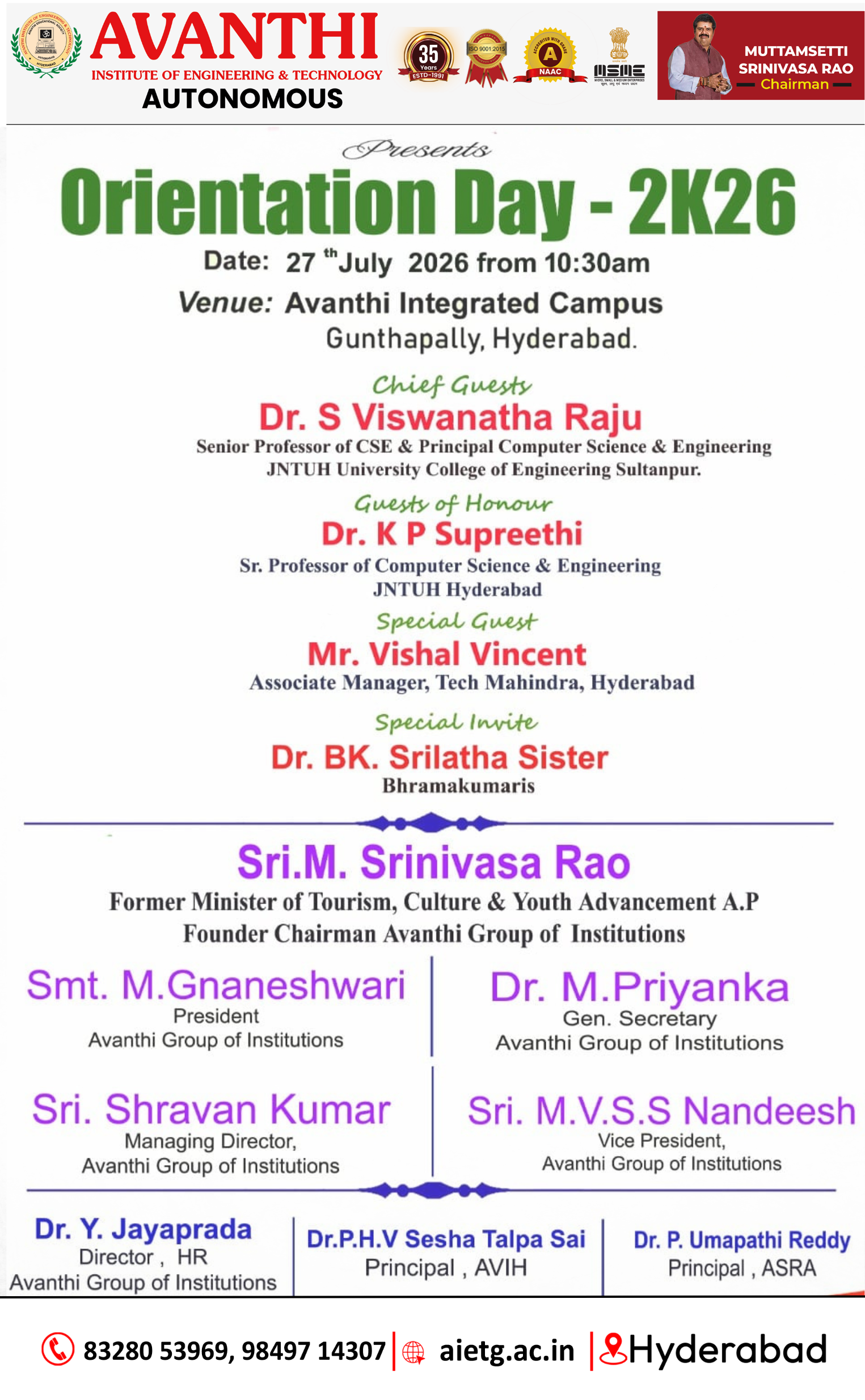 Avanthi Event