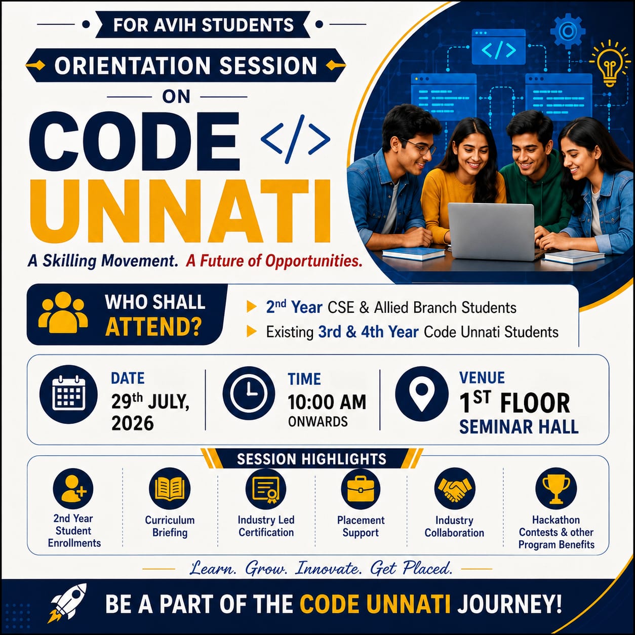 Code Unnati Orientation Session
